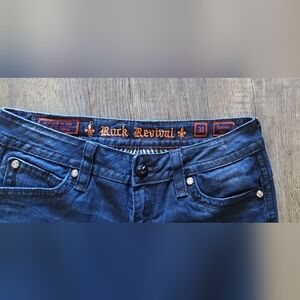 Rock Revival Women's Raquel Deep Indigo Jeans Size 31